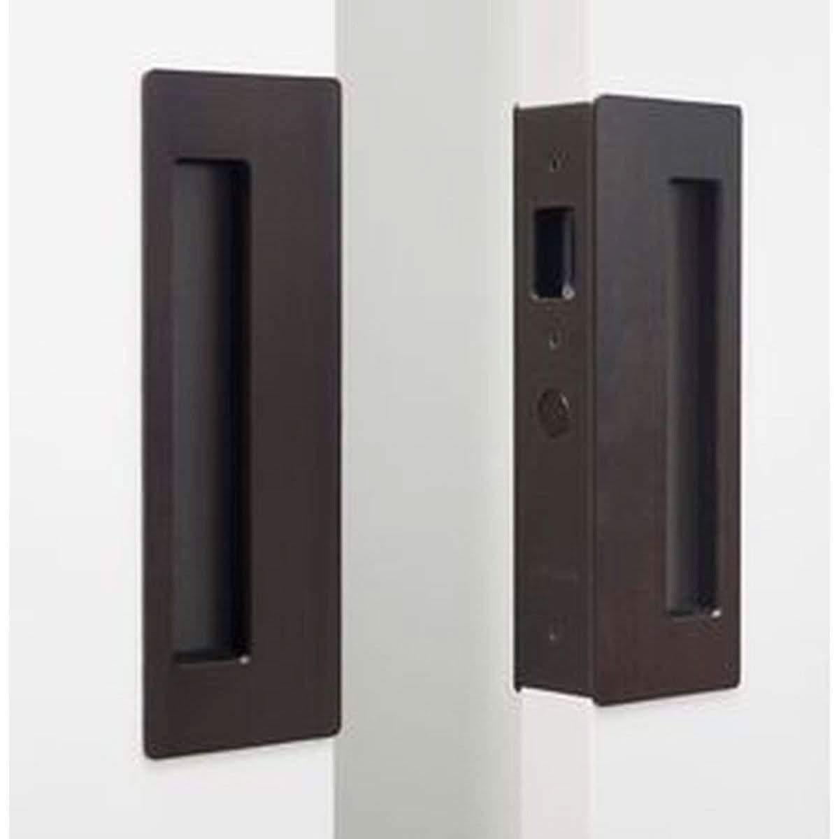 Magnetic Bi-Parting Double Barn Door Handle Set - Sliding Barn Door Hardware by RealCraft