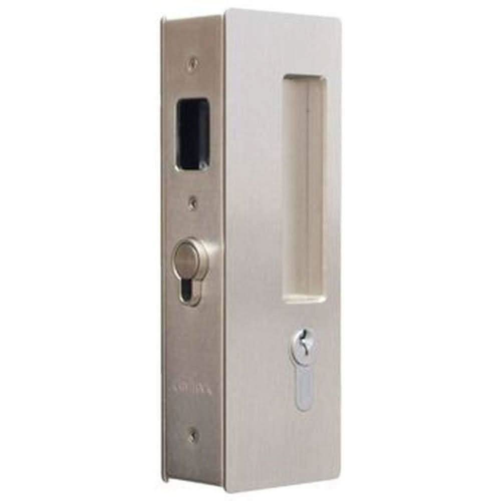 Magnetic Key Pocket Door Lock & Handle - Sliding Barn Door Hardware by RealCraft