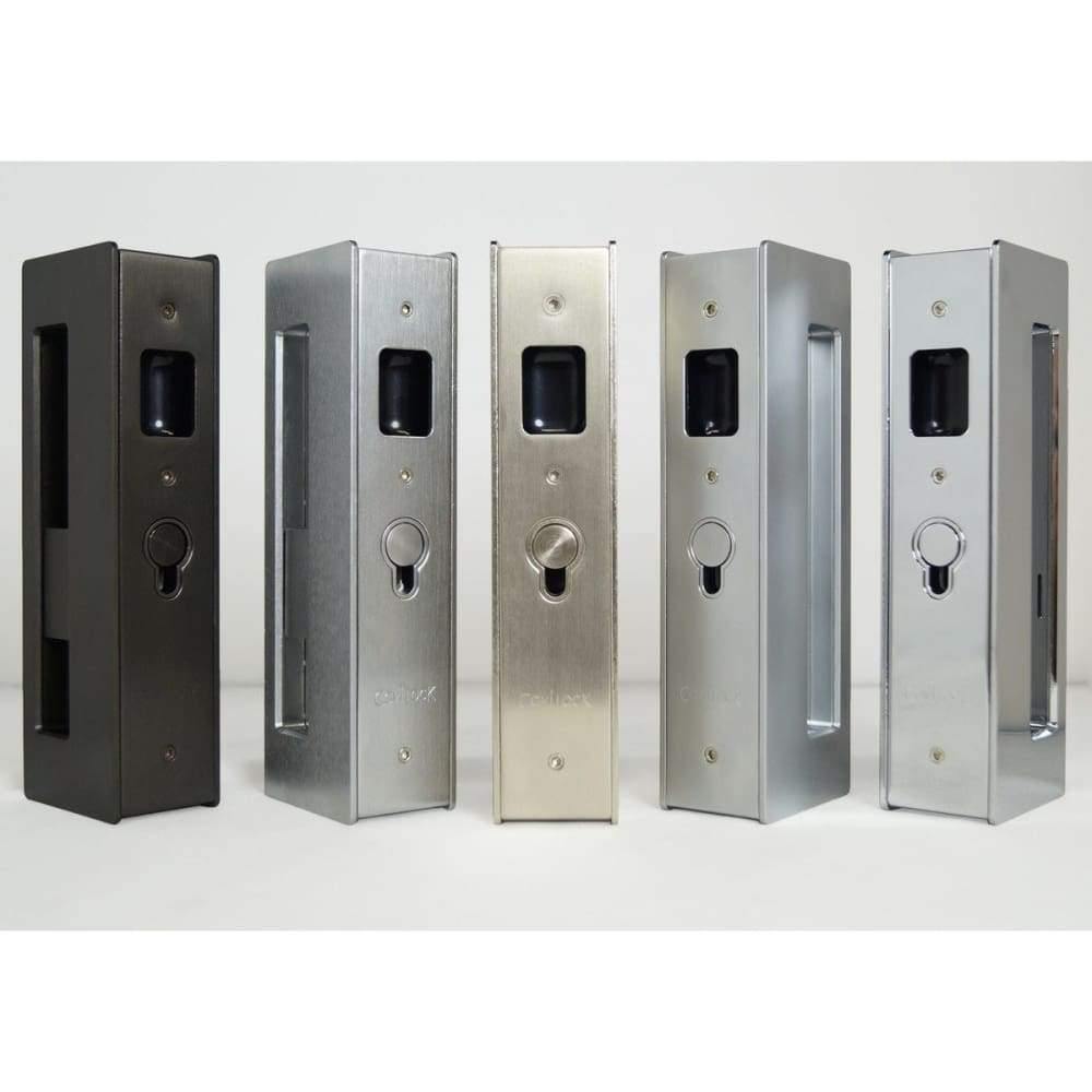 Magnetic Key Pocket Door Lock &amp; Handle - Sliding Barn Door Hardware by RealCraft