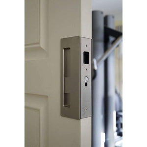 Magnetic Key Pocket Door Lock & Handle - Sliding Barn Door Hardware by RealCraft