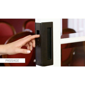 Magnetic Key Pocket Door Lock & Handle - Sliding Barn Door Hardware by RealCraft