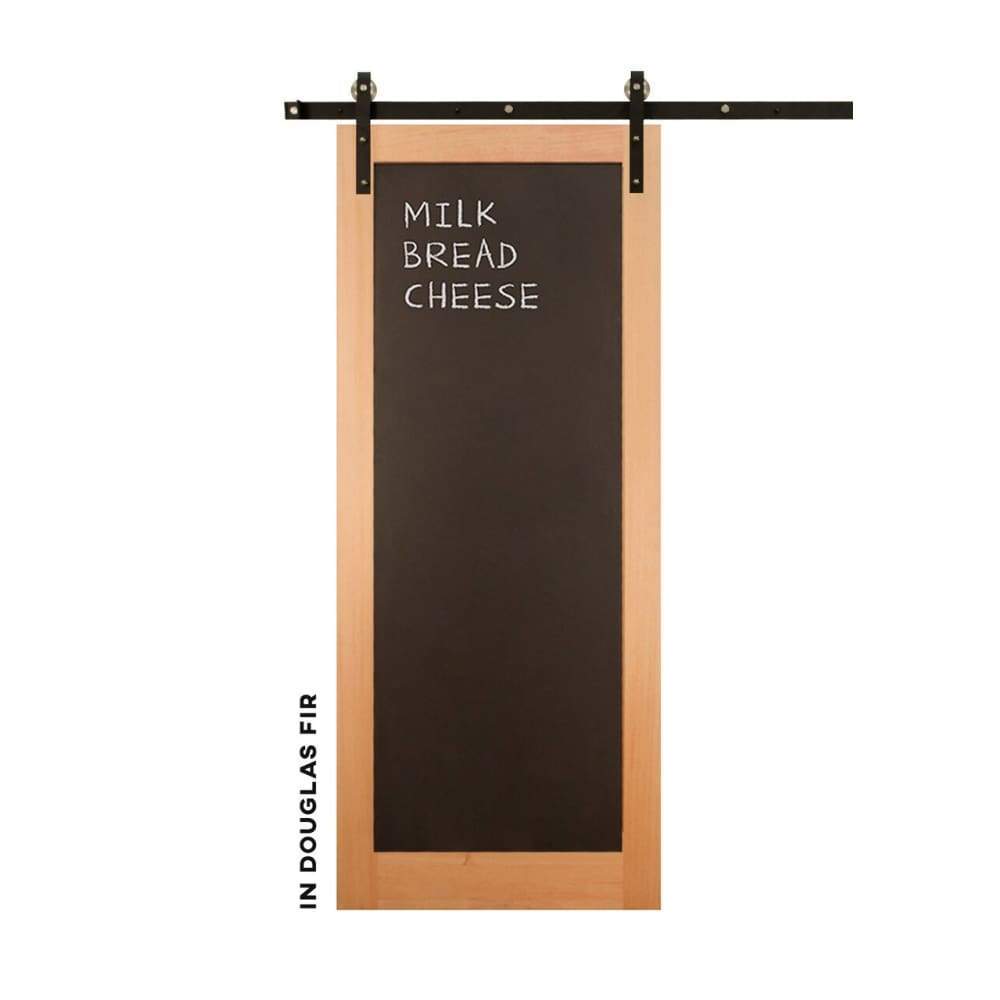 Metal Chalkboard Sliding Barn Door - Sliding Barn Door Hardware by RealCraft