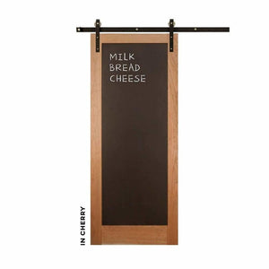 Metal Chalkboard Sliding Barn Door - Sliding Barn Door Hardware by RealCraft