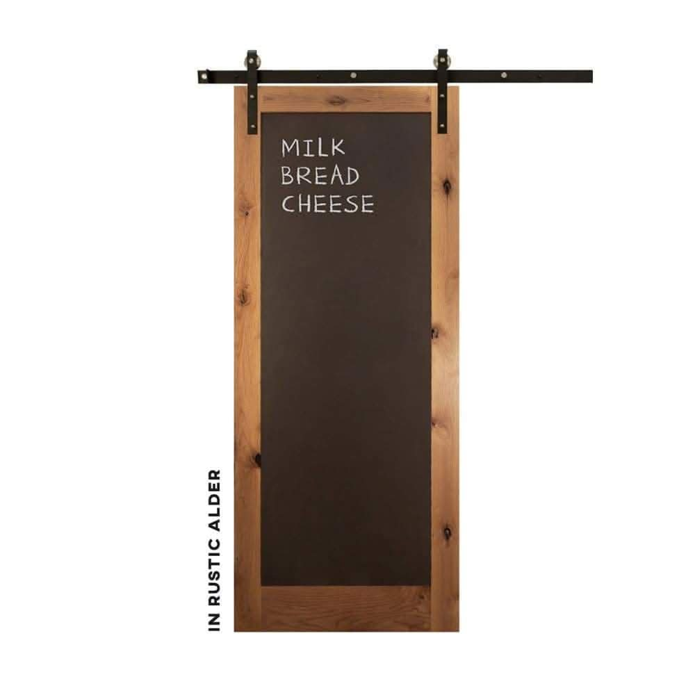 Metal Chalkboard Sliding Barn Door - Sliding Barn Door Hardware by RealCraft