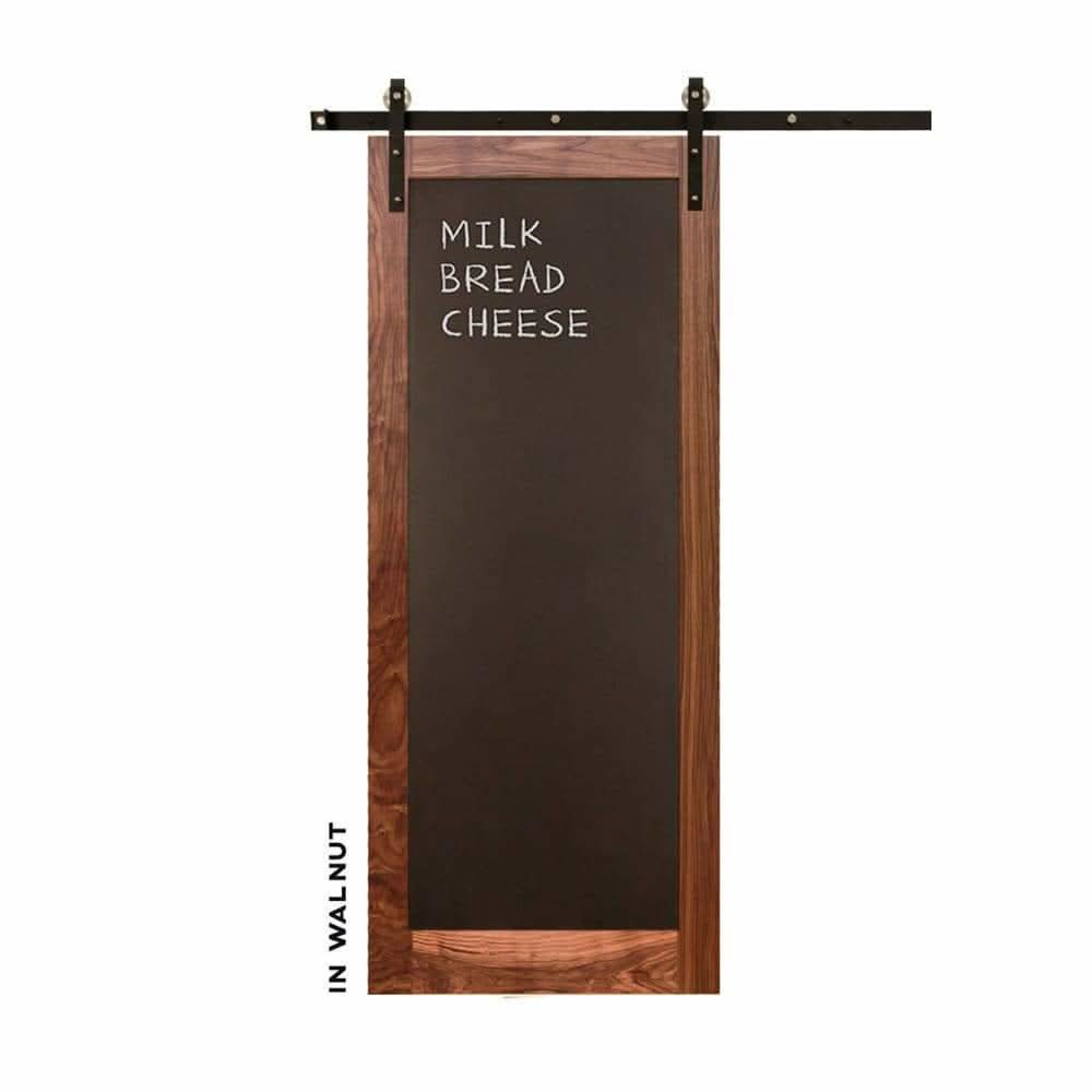 Metal Chalkboard Sliding Barn Door - Sliding Barn Door Hardware by RealCraft