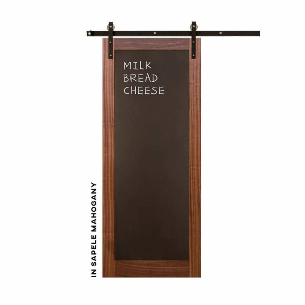 Metal Chalkboard Sliding Barn Door - Sliding Barn Door Hardware by RealCraft