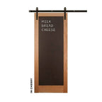 Metal Chalkboard Swinging Barn Door - Sliding Barn Door Hardware by RealCraft