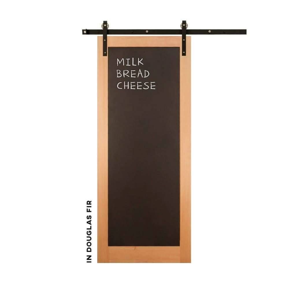 Metal Chalkboard Swinging Barn Door - Sliding Barn Door Hardware by RealCraft