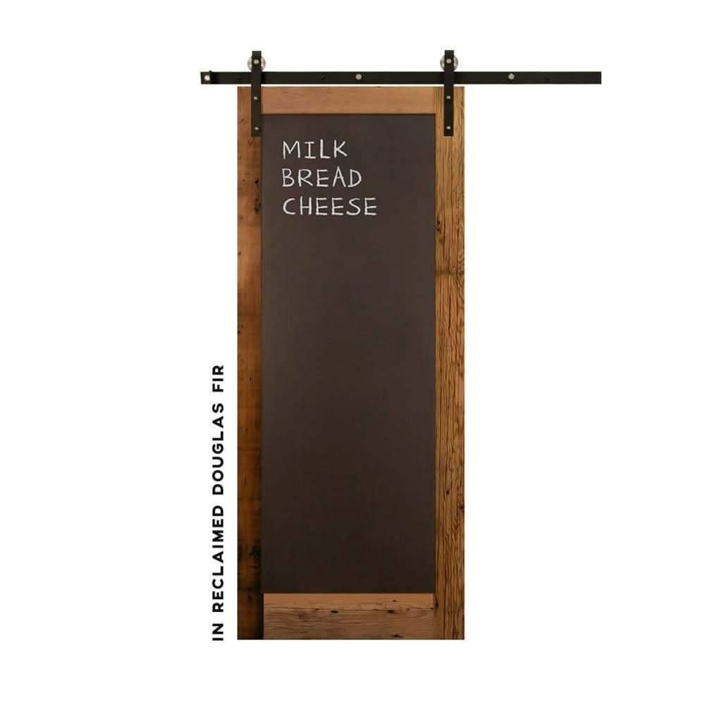 Metal Chalkboard Swinging Barn Door - Sliding Barn Door Hardware by RealCraft