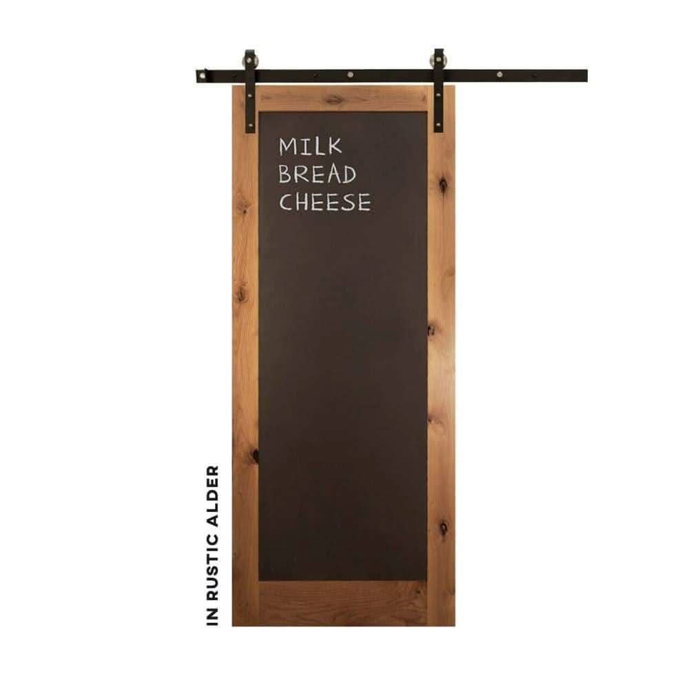 Metal Chalkboard Swinging Barn Door - Sliding Barn Door Hardware by RealCraft