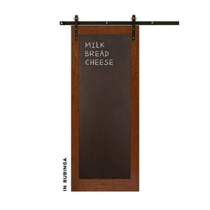 Metal Chalkboard Swinging Barn Door - Sliding Barn Door Hardware by RealCraft