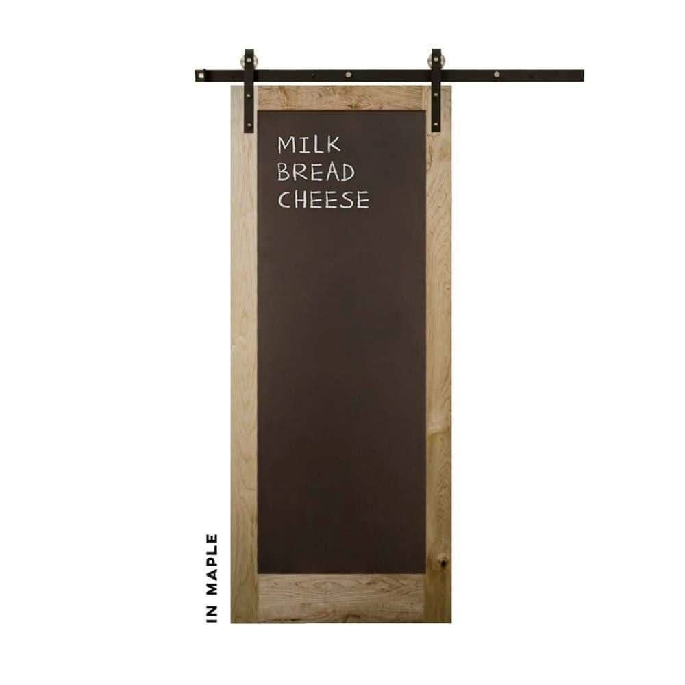 Metal Chalkboard Swinging Barn Door - Sliding Barn Door Hardware by RealCraft