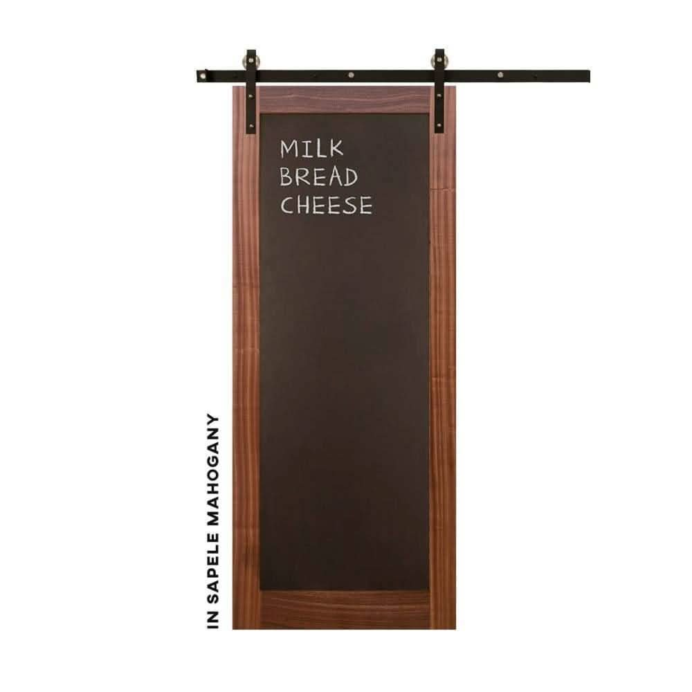 Metal Chalkboard Swinging Barn Door - Sliding Barn Door Hardware by RealCraft