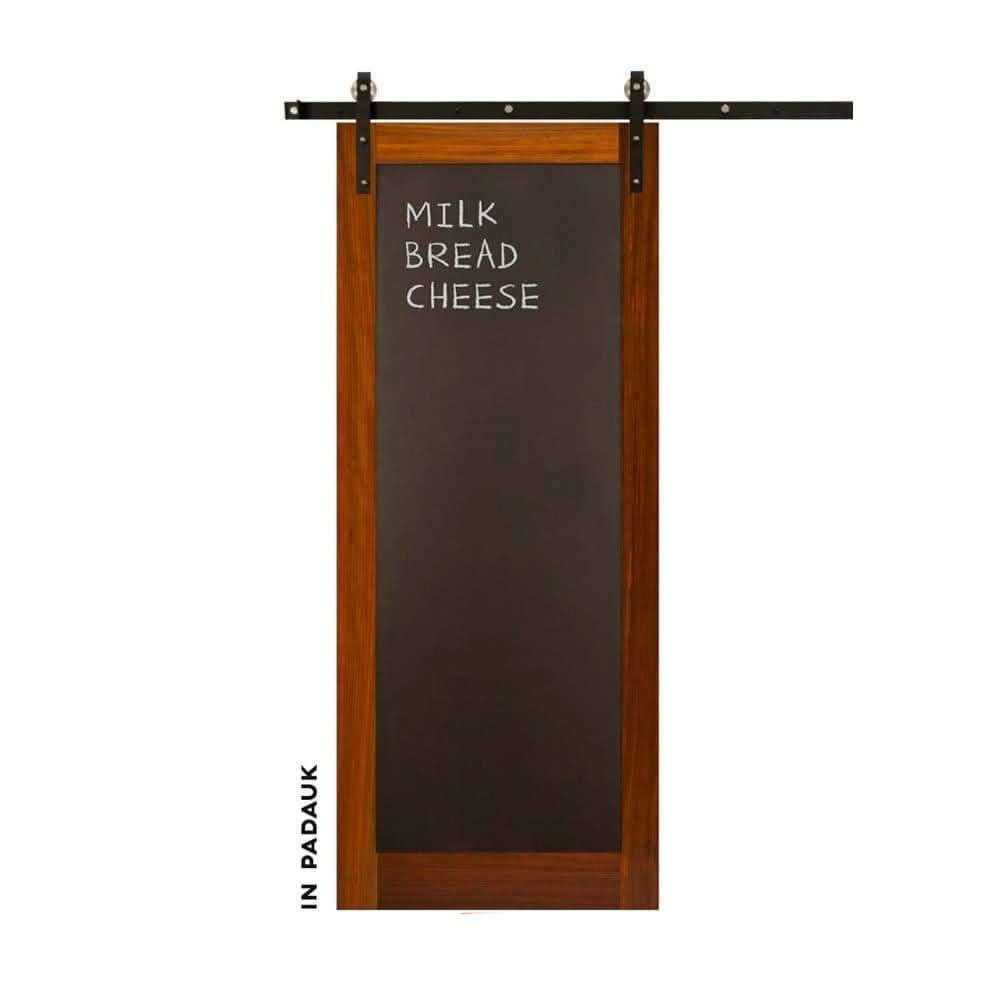 Metal Chalkboard Swinging Barn Door - Sliding Barn Door Hardware by RealCraft