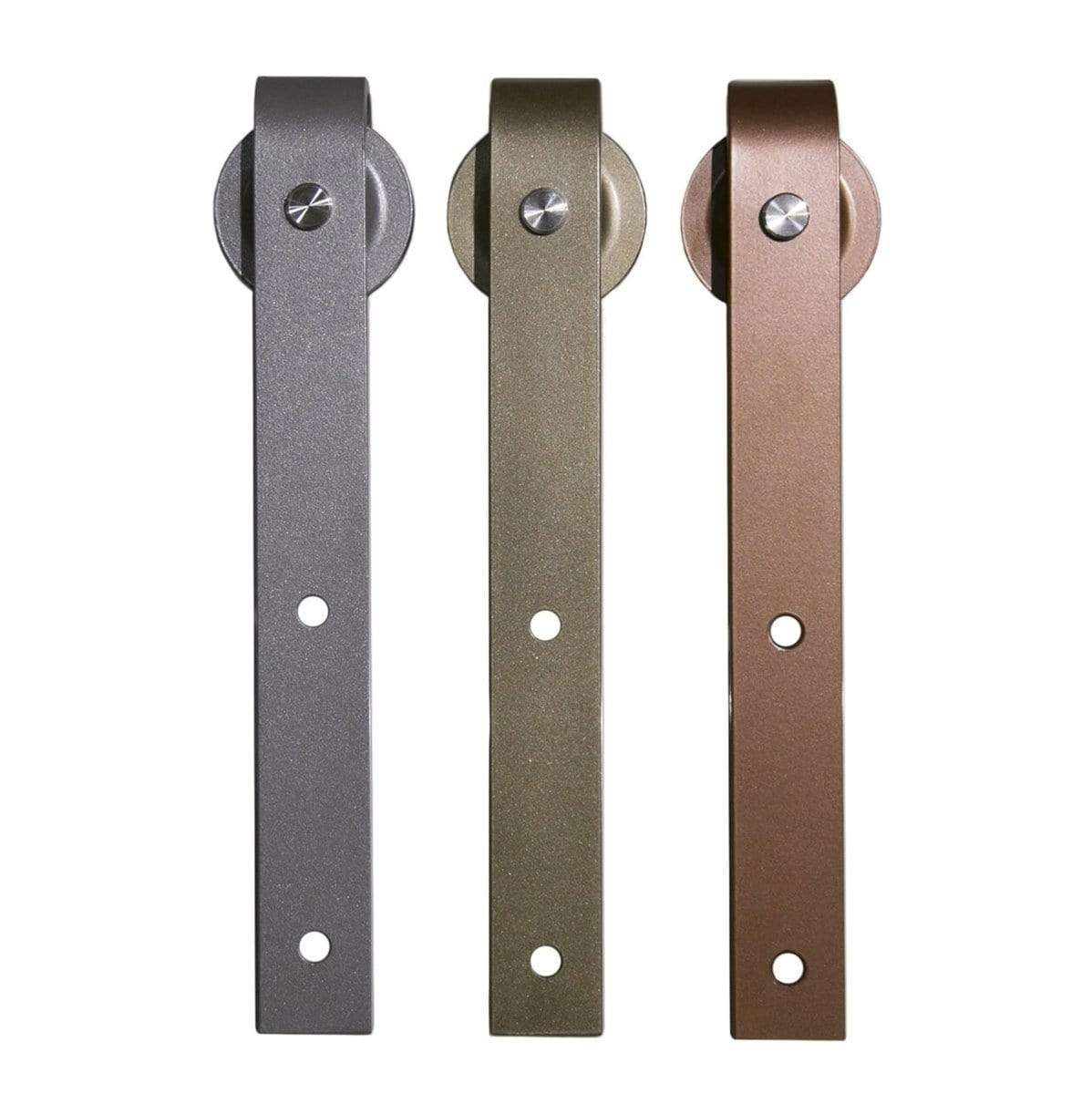 Metallic Sliding Barn Door Hardware - Sliding Barn Door Hardware by RealCraft