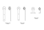 Metallic Sliding Barn Door Hardware - Sliding Barn Door Hardware by RealCraft