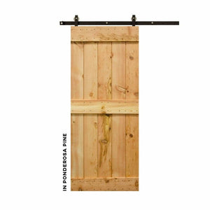 Mid-Bar Sliding Barn Door Kit - Sliding Barn Door Hardware by RealCraft