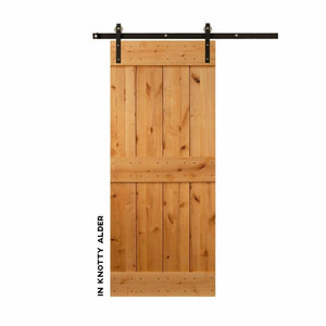 Rancher Mid-Bar Sliding DIY Barn Doors by RealCraft