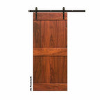 Mid-Bar Sliding Barn Door Kit - Sliding Barn Door Hardware by RealCraft
