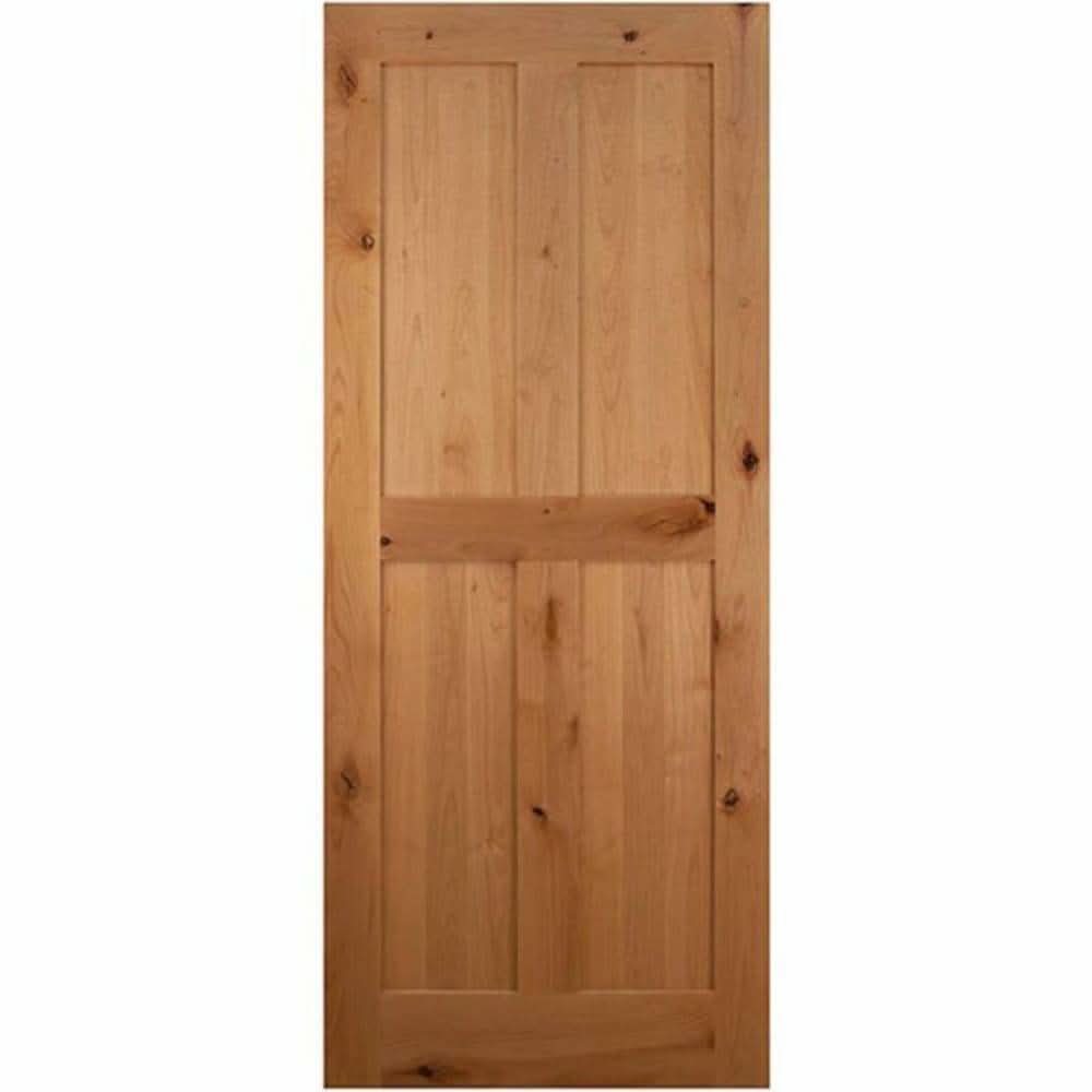 Mid Century Modern 4 Panel Sliding Farmhouse Door