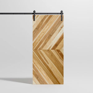 Chevron Point Mid Century Modern Door by RealCraft