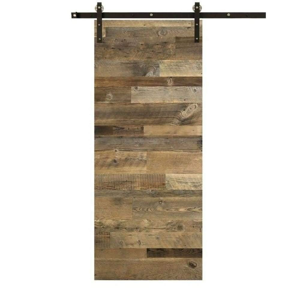 Reclaimed Sliding Barn Wood Doors - Sliding Barn Door Hardware by RealCraft