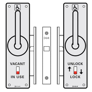 CL100 ADA LaviLock Handle & Lock For Barn Door