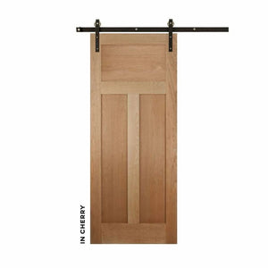 Shaker Style High-T Panel Sliding Door - Sliding Barn Door Hardware by RealCraft