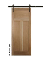 Shaker Style High-T Panel Swinging Door - Sliding Barn Door Hardware by RealCraft