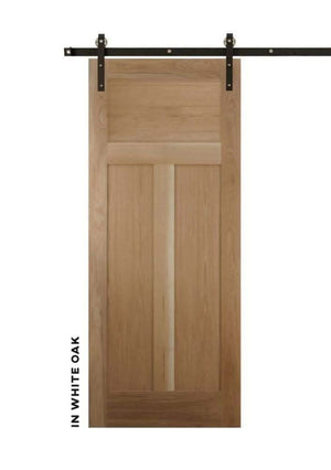 Shaker Style High-T Panel Swinging Door - Sliding Barn Door Hardware by RealCraft