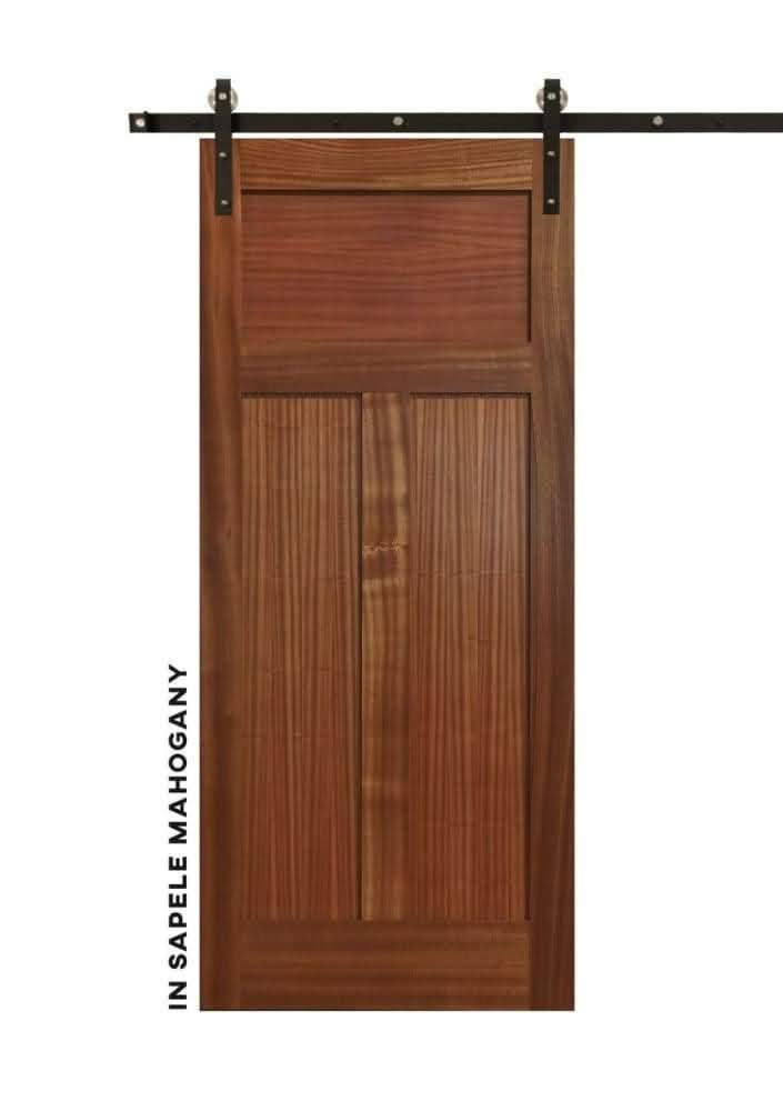 Shaker Style High-T Panel Swinging Door - Sliding Barn Door Hardware by RealCraft