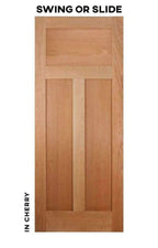 Shaker Style High-T Panel Swinging Door - Sliding Barn Door Hardware by RealCraft