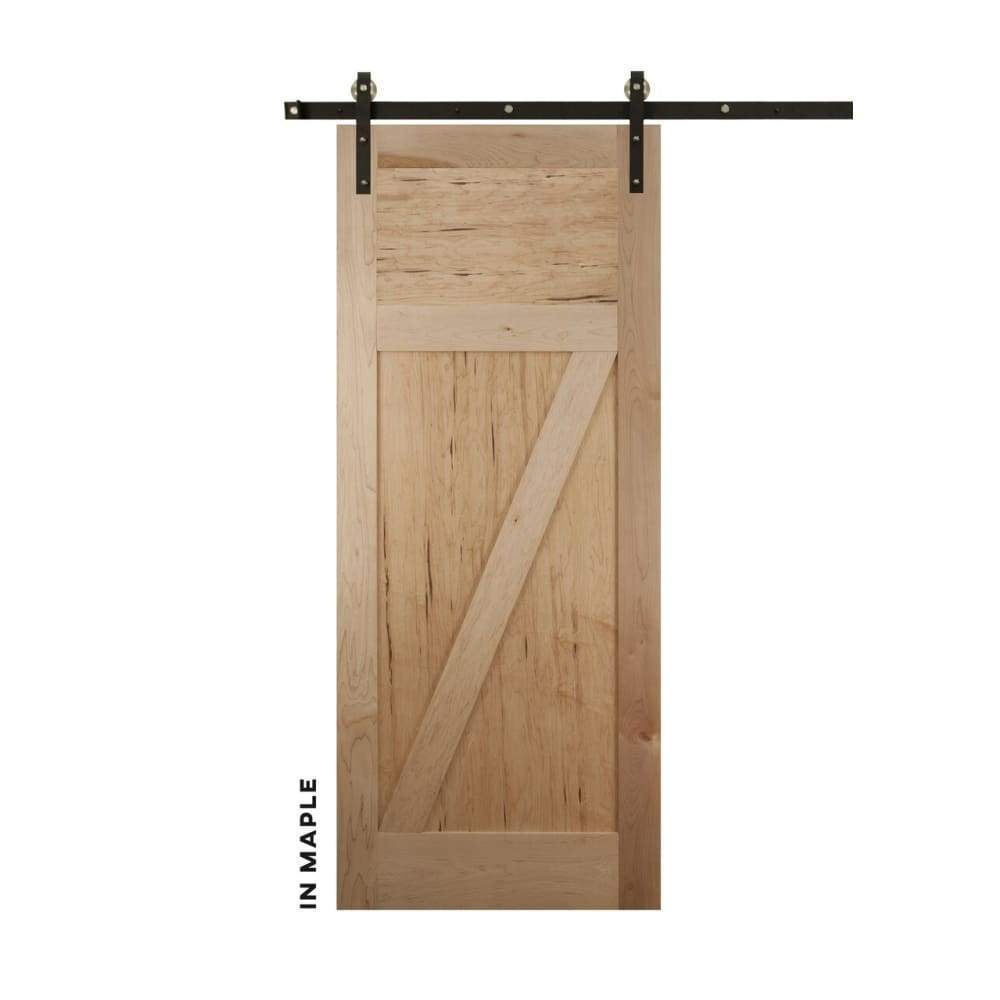 Shaker Barn Door With High Z Panels by RealCraft