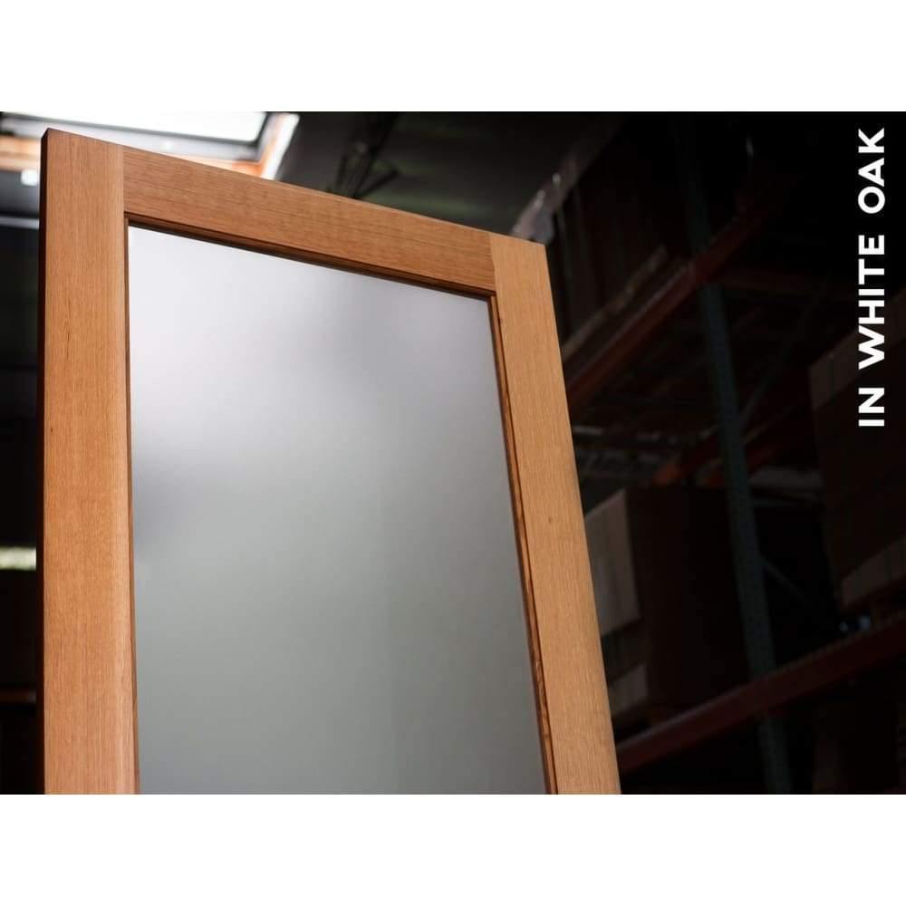 Single Panel Swinging Glass Barn Door - Sliding Barn Door Hardware by RealCraft