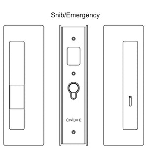 CL400 Magnetic Sliding Barn Door Lock & Pocket Door Privacy Lock