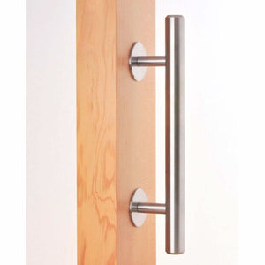 Stainless Steel Swiss Rod Barn Door Handles - Sliding Barn Door Hardware by RealCraft