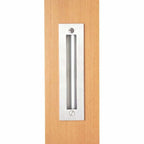Stainless Swiss Rod Barn Door Handle & Flush Pull Set - Sliding Barn Door Hardware by RealCraft