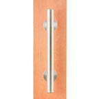 Stainless Swiss Rod Barn Door Handle & Flush Pull Set - Sliding Barn Door Hardware by RealCraft