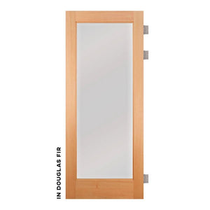 Single Panel Swinging Glass Barn Door - Sliding Barn Door Hardware