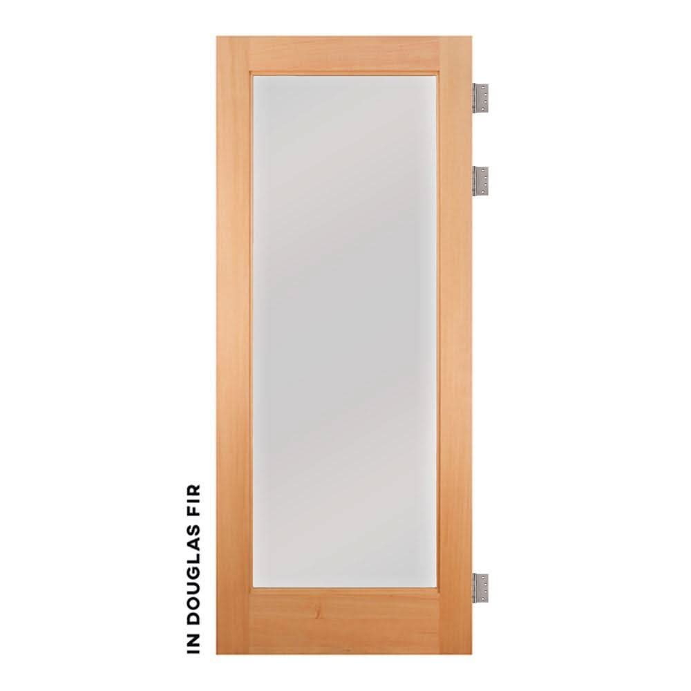 Single Panel Swinging Glass Barn Door - Sliding Barn Door Hardware