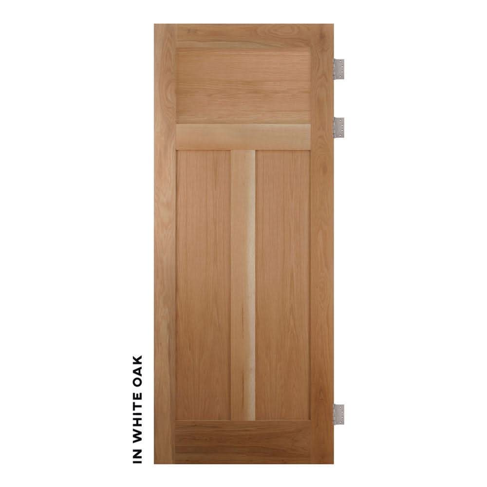 Shaker Style High-T Panel Swinging Door - Sliding Barn Door Hardware by RealCraft