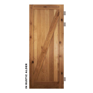 Craftsman Z Panel Swinging Barn Door - RealCraft