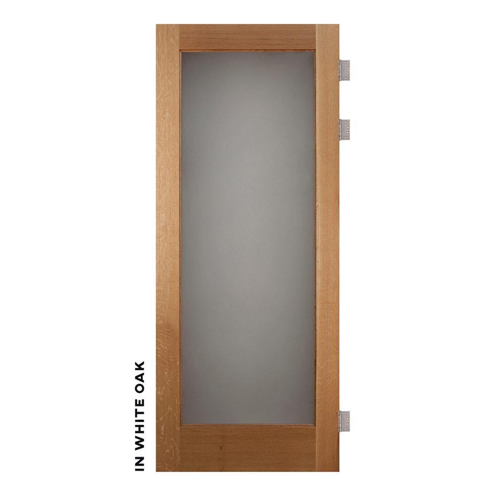 Single Panel Swinging Glass Barn Door - Sliding Barn Door Hardware