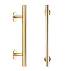 Solid Brass Swiss Rod Large Barn Door Handle