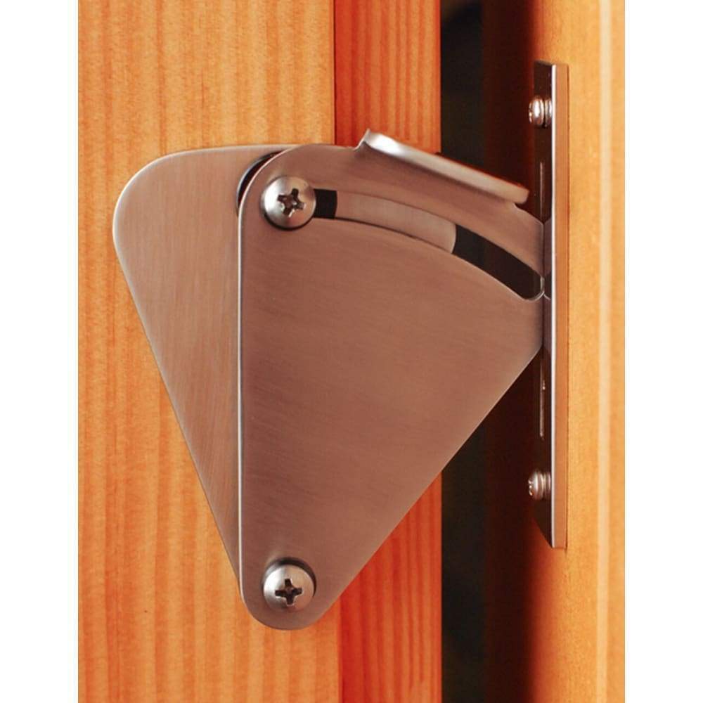 The Teardrop Lock - Privacy Sliding Door Latch Lock - Sliding Barn Door Hardware by RealCraft