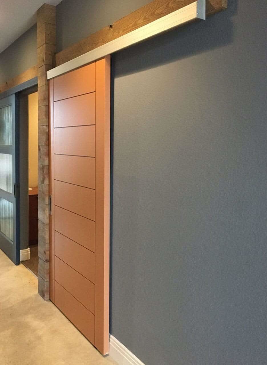 Wall Mount Sliding Door Track Kit - Sliding Barn Door Hardware by RealCraft