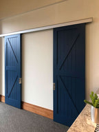 Wall Mount Sliding Door Track Kit - Sliding Barn Door Hardware by RealCraft
