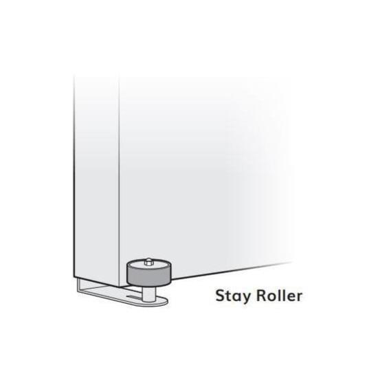 Wall Mounted Roller Sliding Barn Door Guide - Sliding Barn Door Hardware by RealCraft